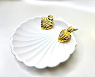 The Versailles Heart Studs