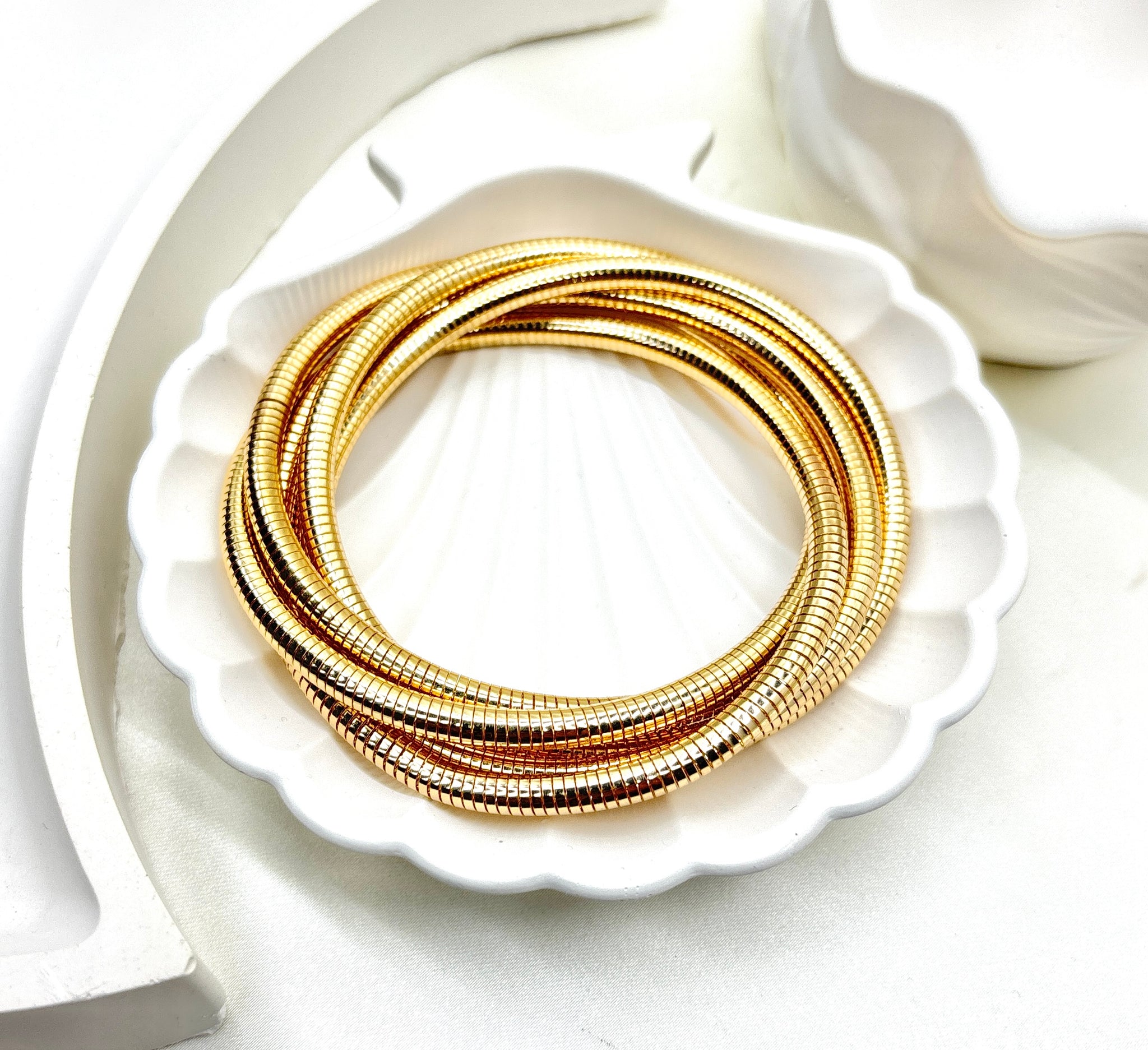 The Coiled Elegance Bangle