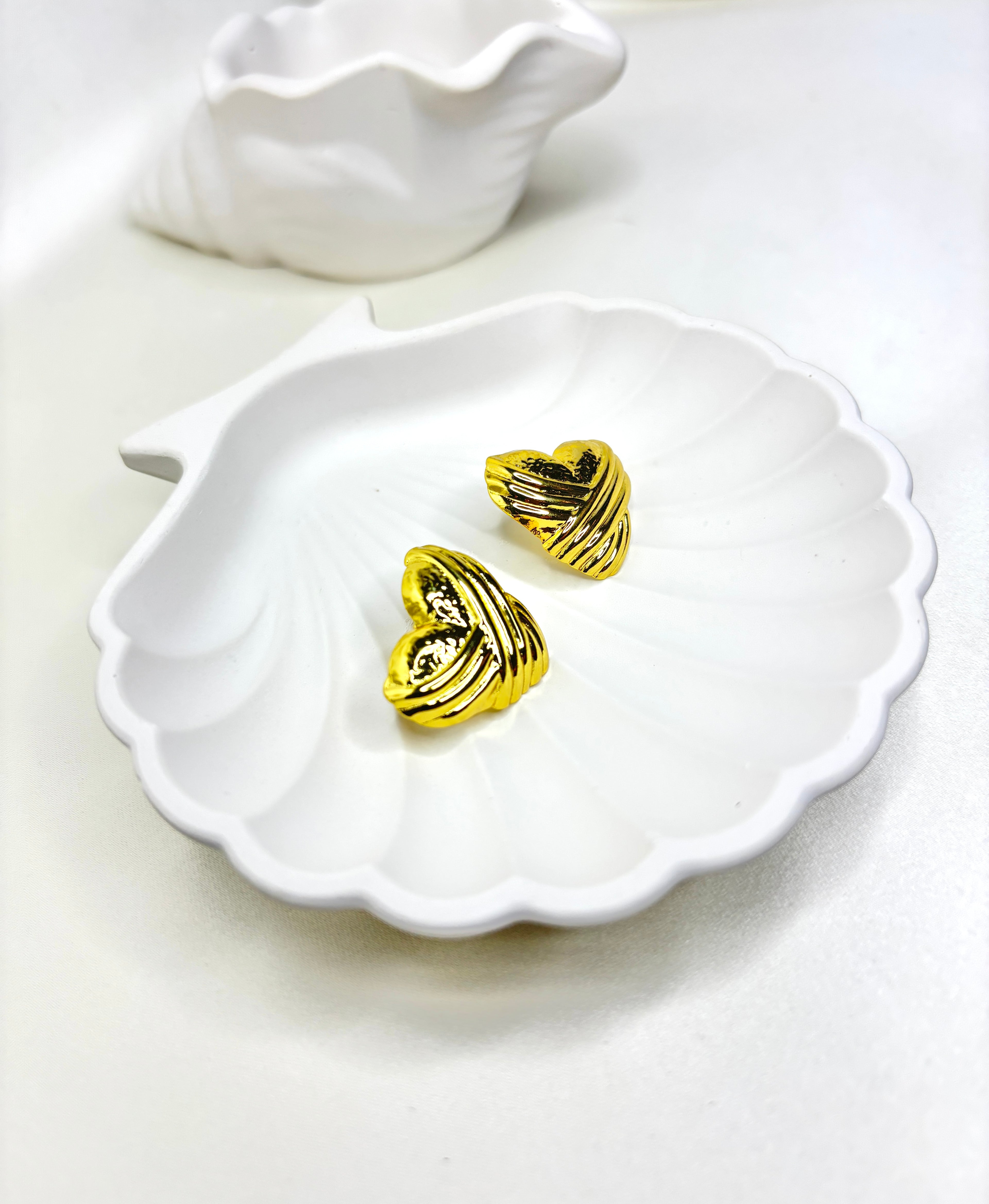 The Woven Heart Studs