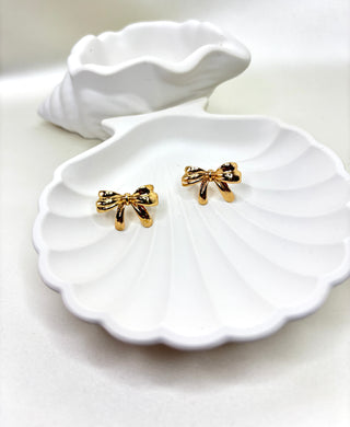The Taffeta Bow Studs