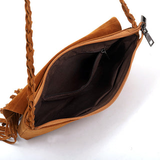 Strap Frosted Velvet Fashion Shoulder Messenger Bag Woman