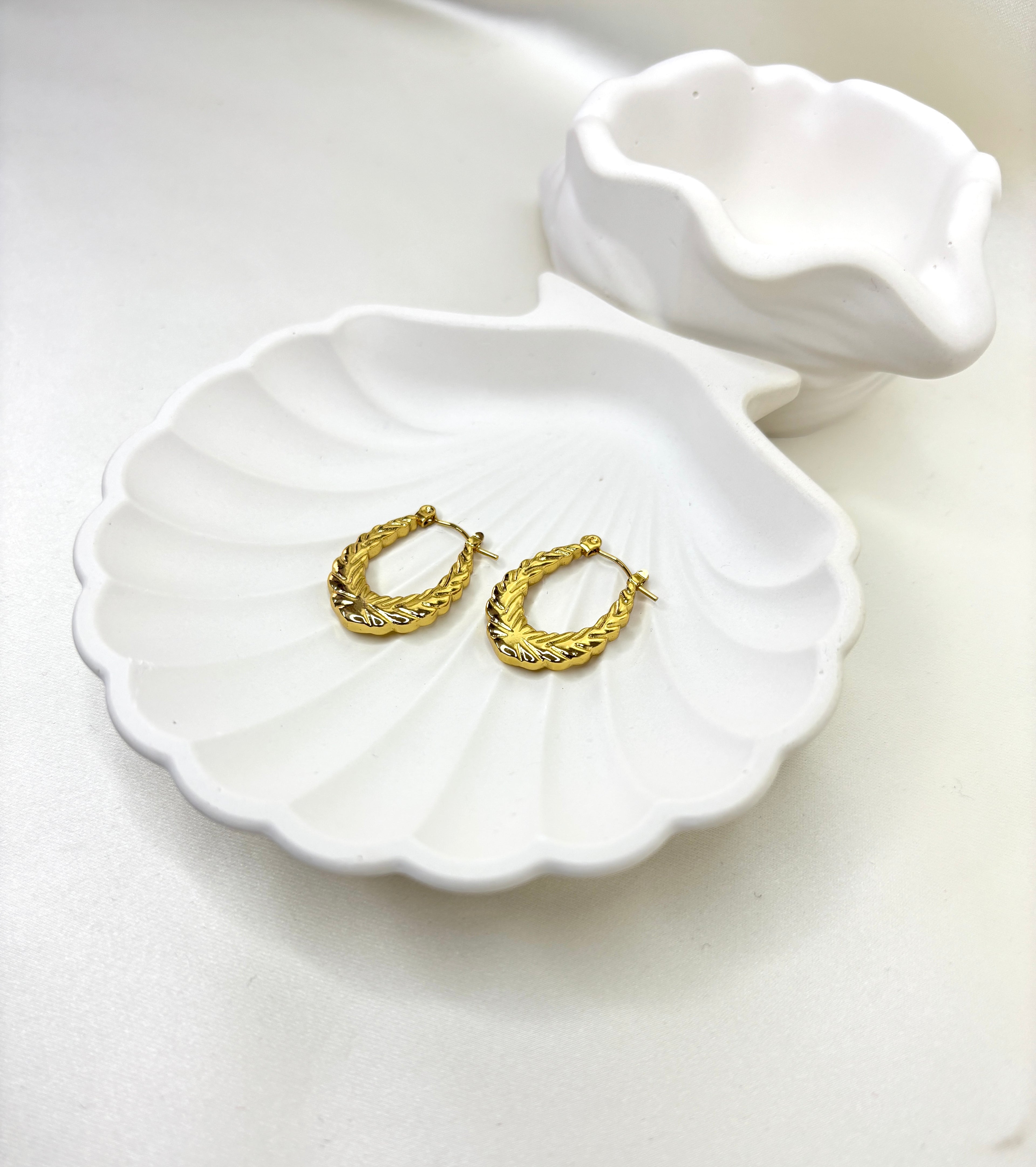 The Lunar Braid Hoops