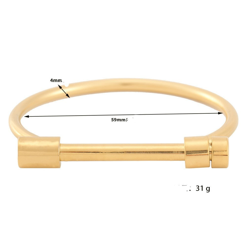 Women's Horseshoe Stainless Steel Bracelet Jewelry