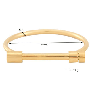 Women's Horseshoe Stainless Steel Bracelet Jewelry