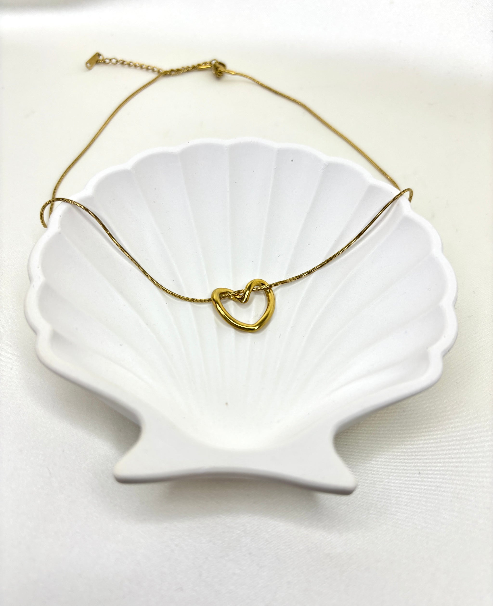 Fluid Heart Necklace