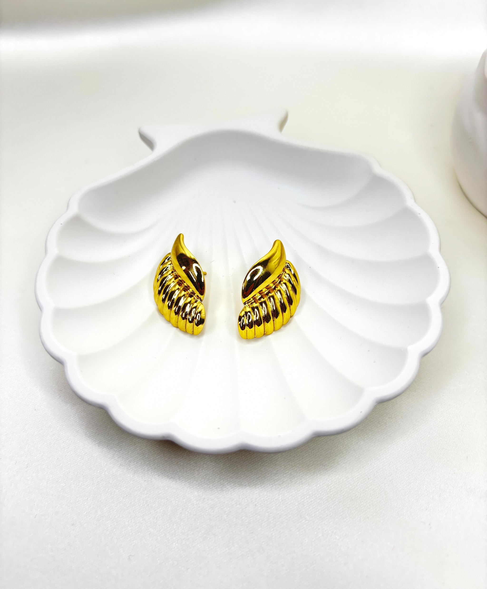 The Gilded Shell Studs