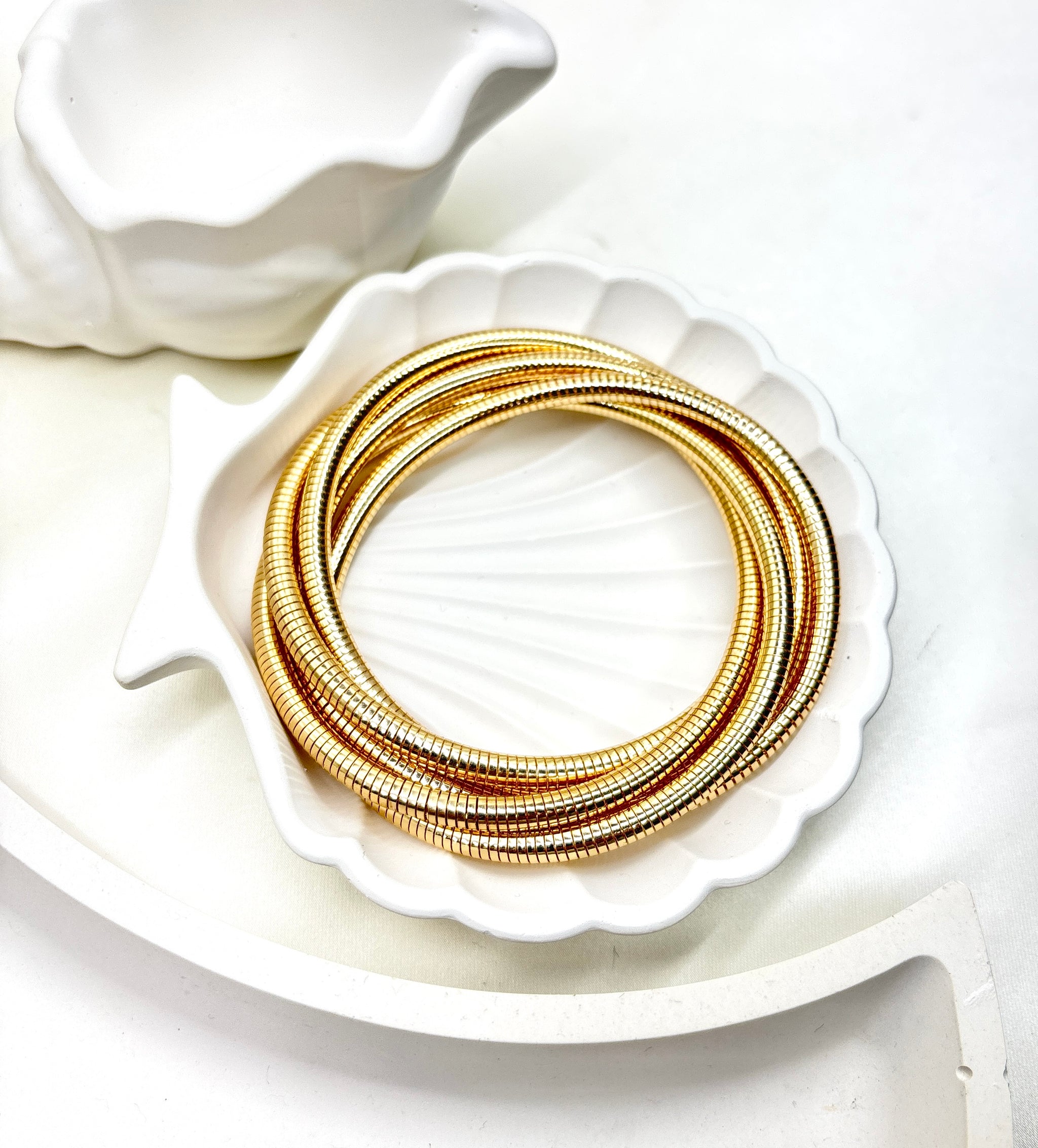The Coiled Elegance Bangle