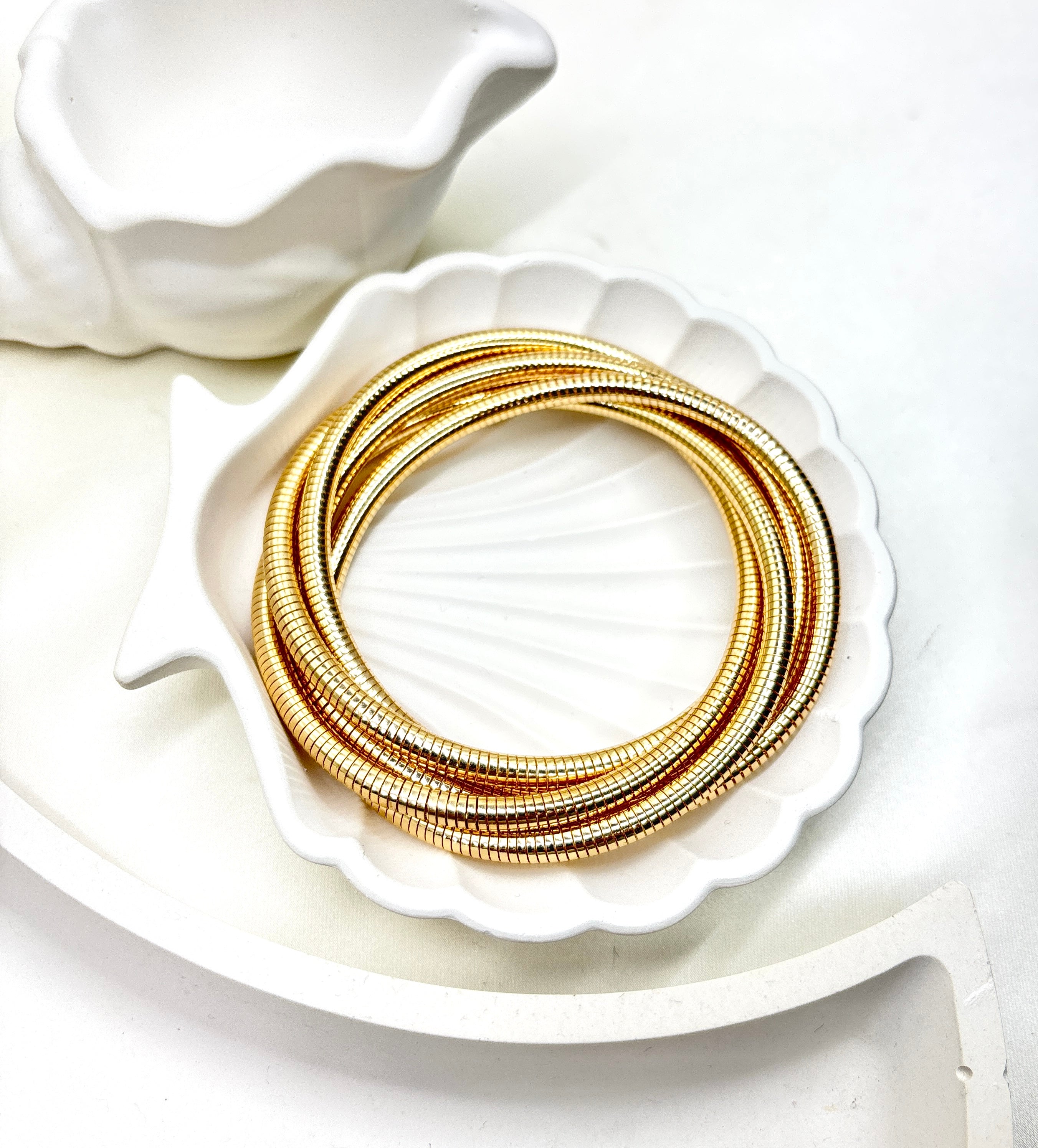 The Coiled Elegance Bangle