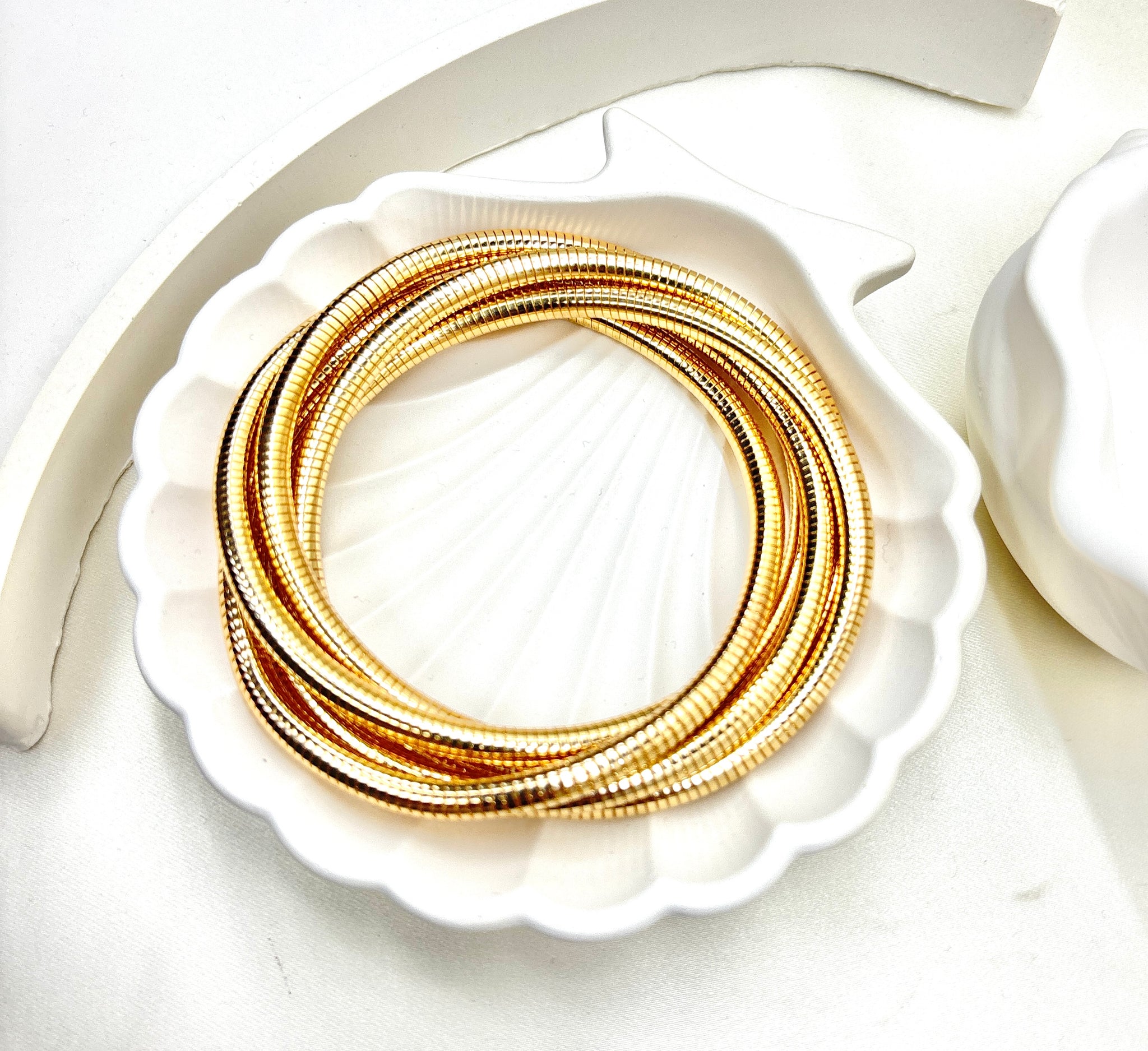 The Coiled Elegance Bangle