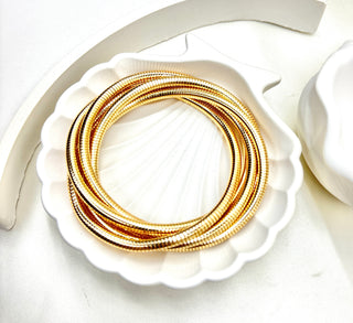 The Coiled Elegance Bangle