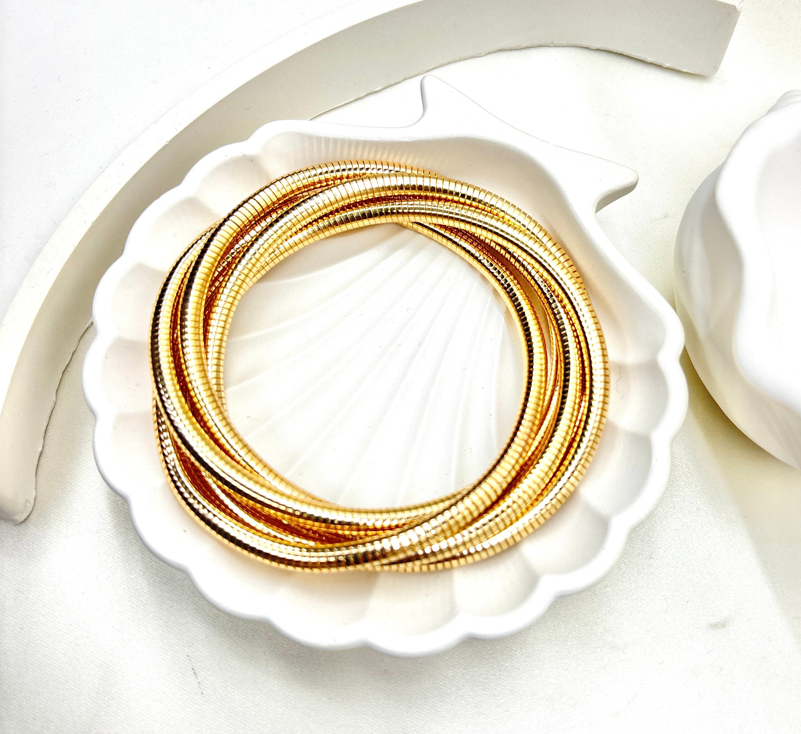 The Coiled Elegance Bangle