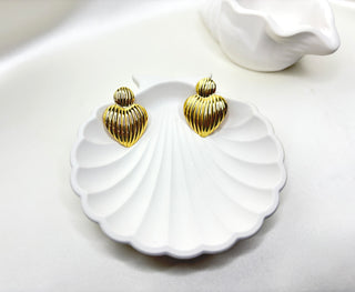 The Versailles Heart Studs