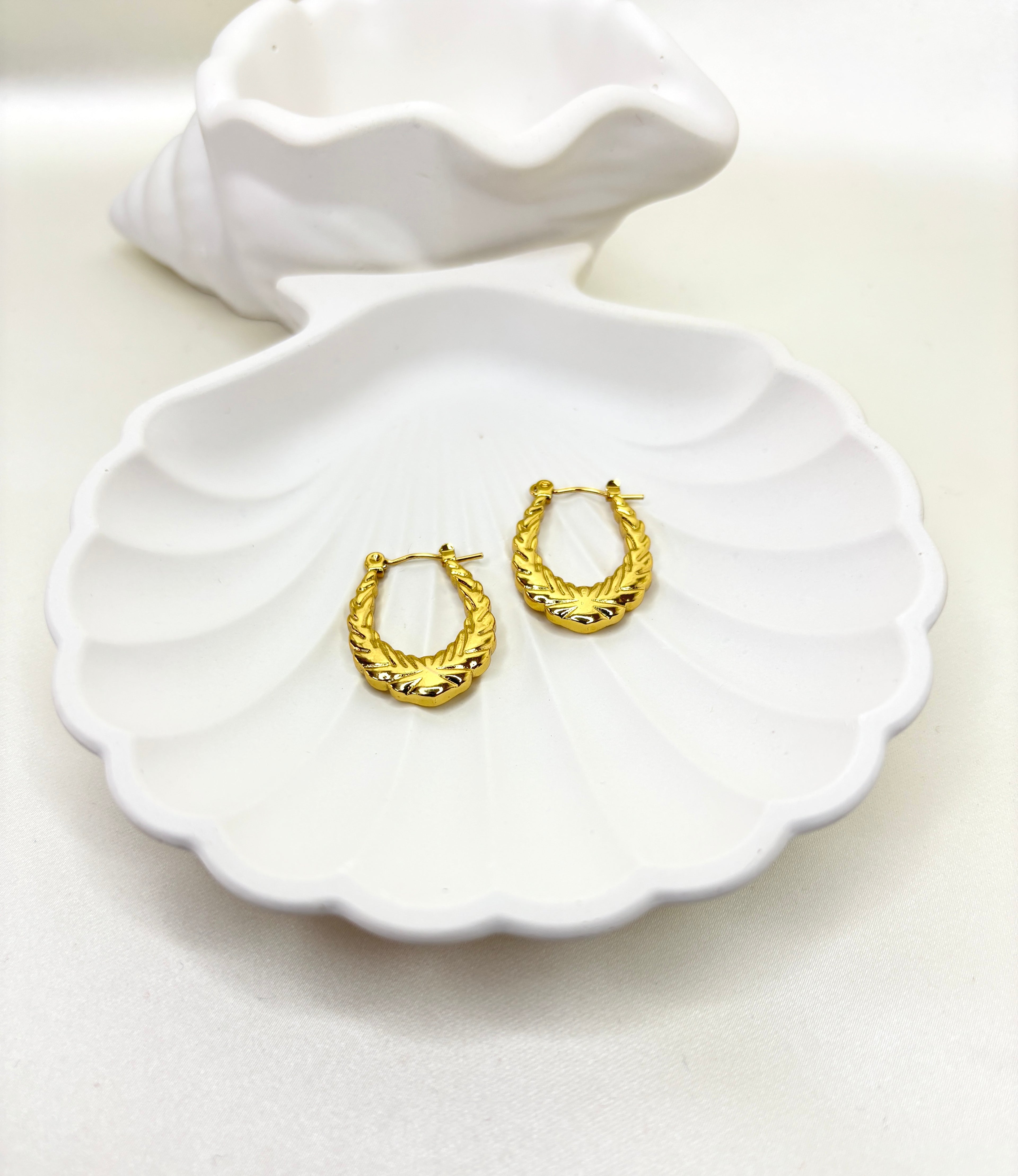 The Lunar Braid Hoops