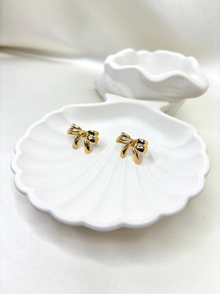 The Taffeta Bow Studs