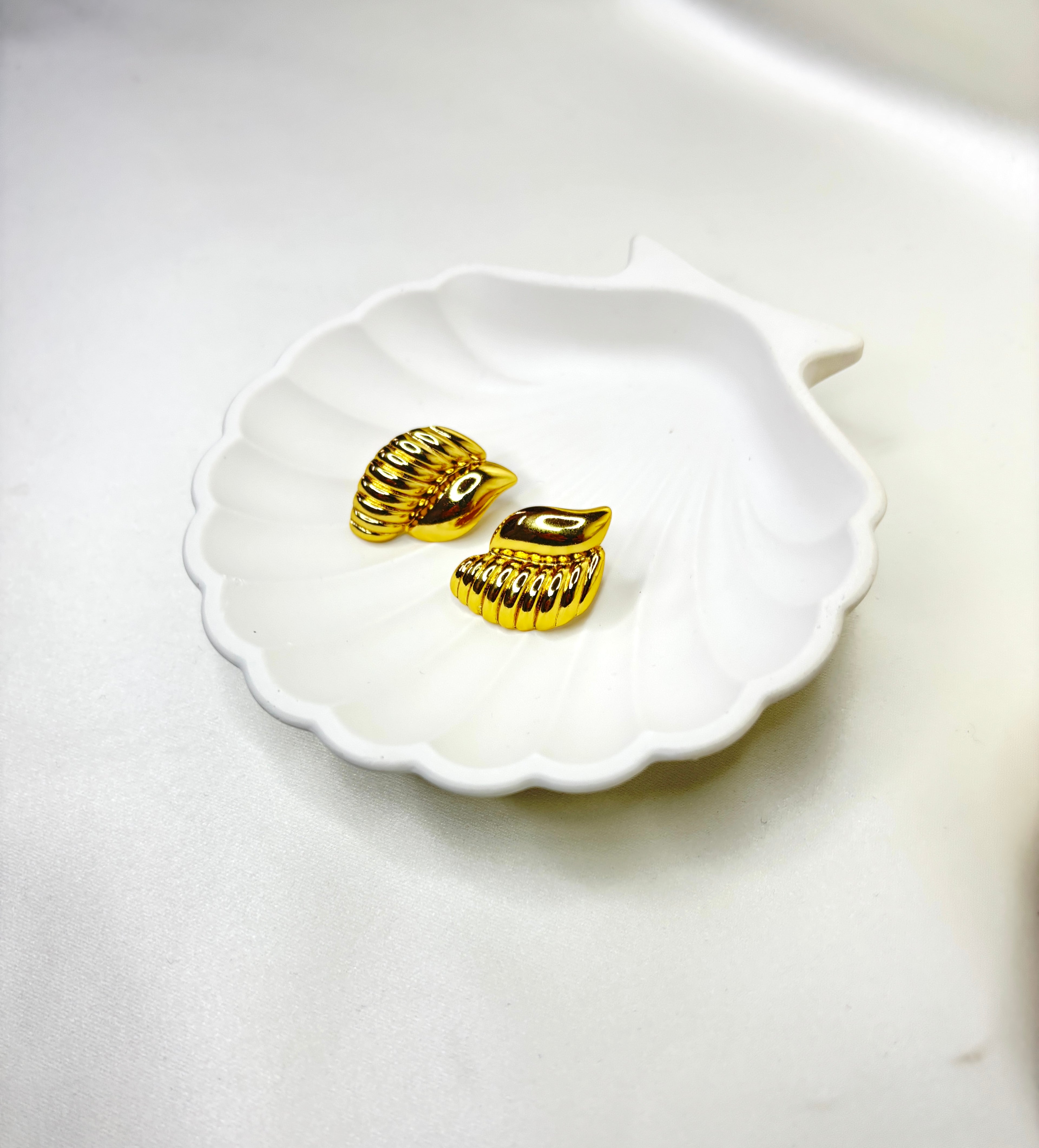 The Gilded Shell Studs