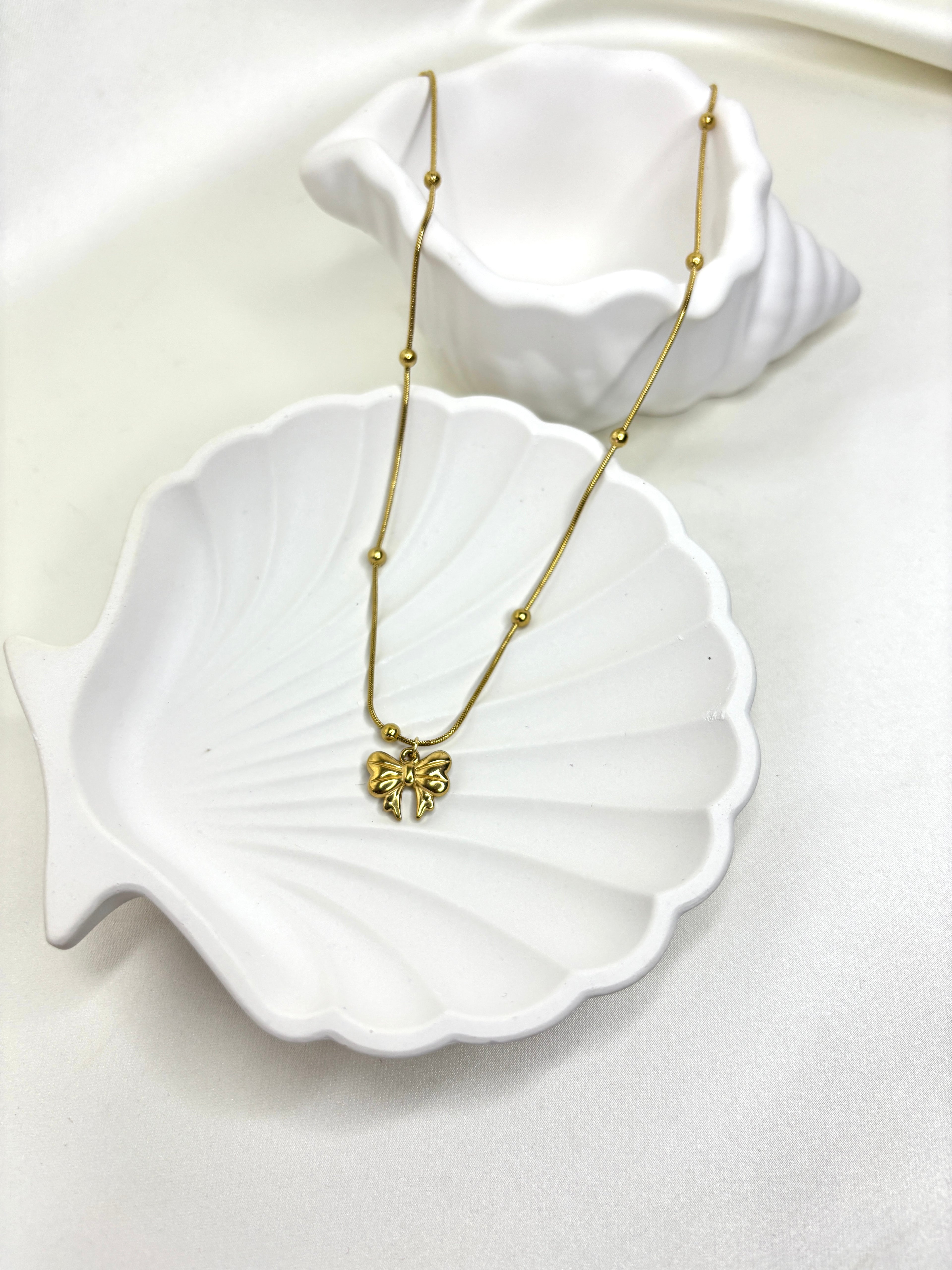 Petite Bow Necklace