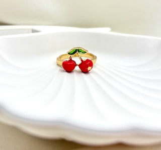 The Double Cherry "Sweetheart" Ring