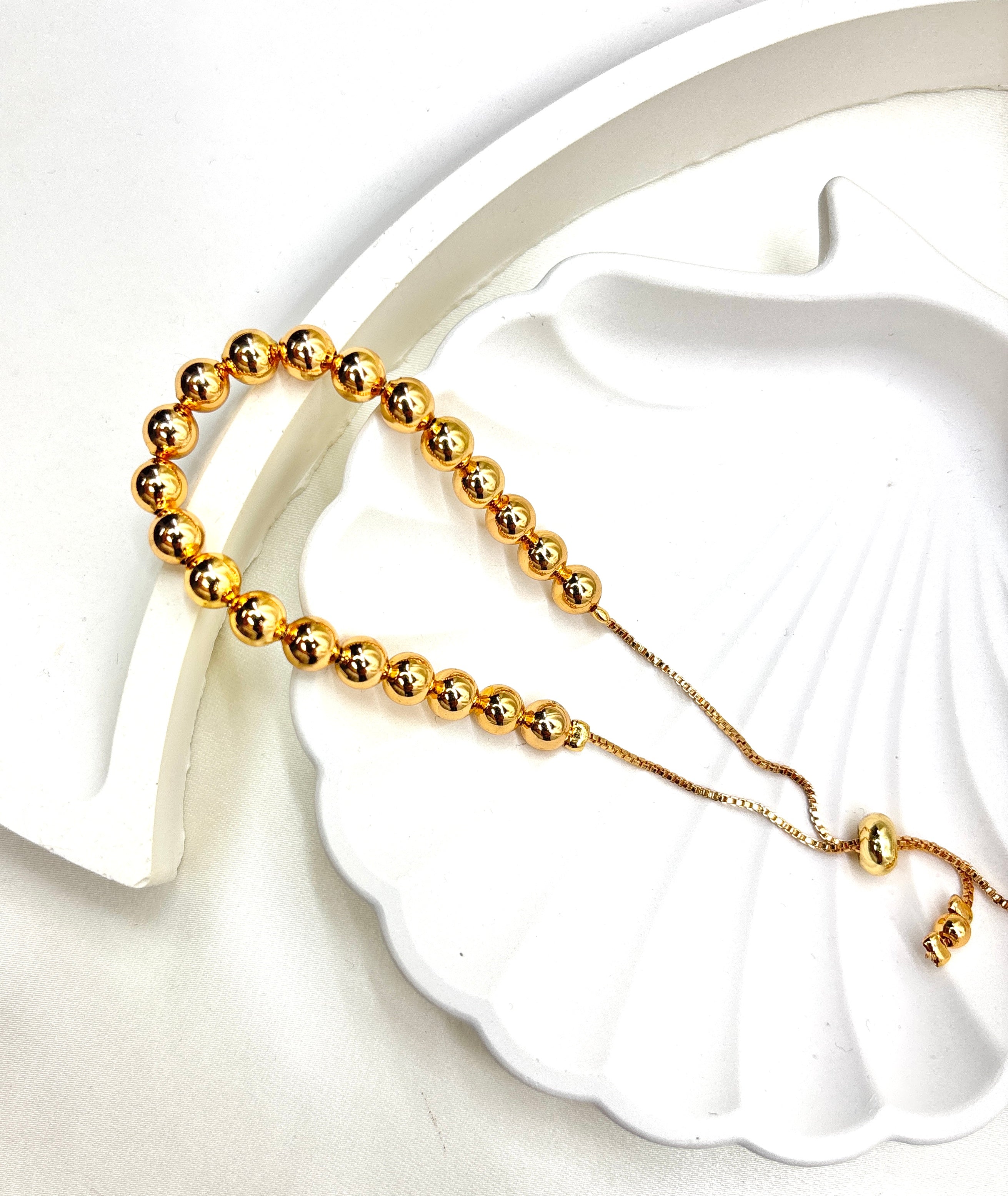 The Midas Bead Bolo Bracelet