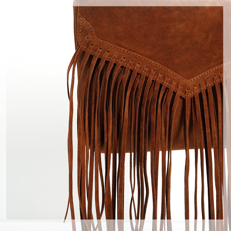 Strap Frosted Velvet Fashion Shoulder Messenger Bag Woman