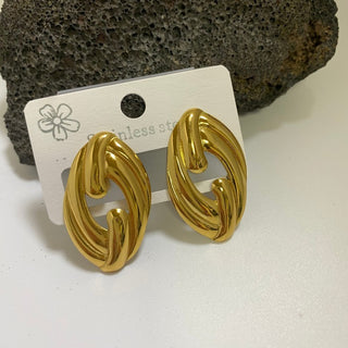 Minimalist Stainless Steel Jewelry Earrings