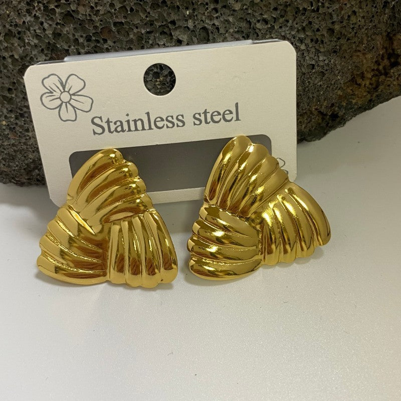 Minimalist Stainless Steel Jewelry Earrings